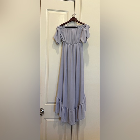 NWT Tyche off the shoulder high low romper - Picture 5 of 9